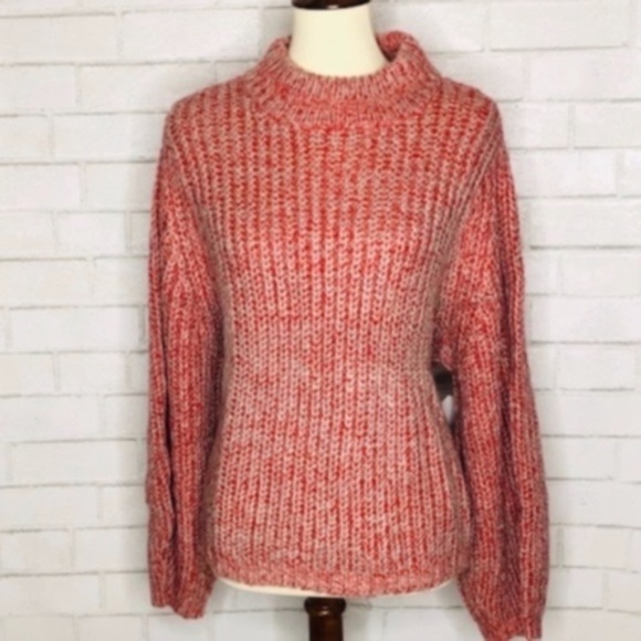 Marled Red Comfy Sweater NWT - Picture 5 of 6